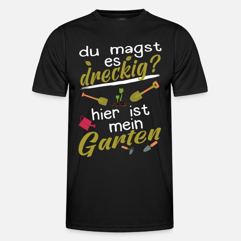 Blumenbeauftragte Gärtner Garten Gärtnerin - Männer Funktions-T-Shirt - Schwarz