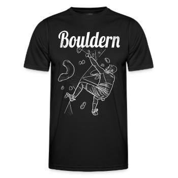 Bloc Bloc Escalade Bloc Bloc - T-shirt sport Homme - noir - Devant - AI Model Male 178 dark (178cm)