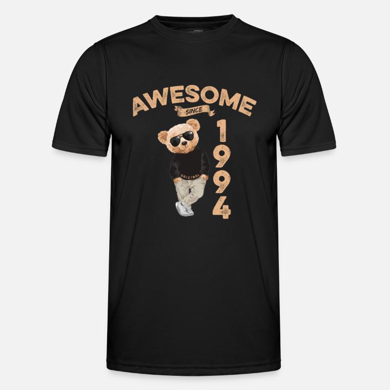 1994 Geburtstag Cool Teddy Bär Awesome since Männer Funktions-T-Shirt
