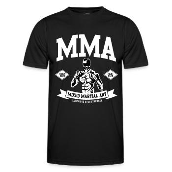 MMA Martial Arts Muay Thai Boxen Kickboxen Fighter - Männer Funktions-T-Shirt - Schwarz - Vorne - AI Model Male 178 dark (178cm)