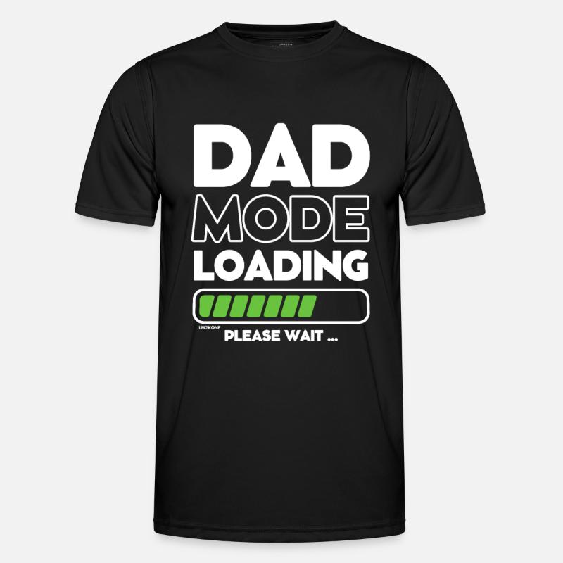 Loading soon daddy -DAD mode loading - Men's Functional T-Shirt - black
