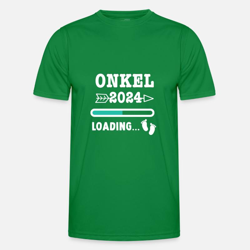 Ich werde Onkel 2023/ Werdender Onkel 2023 Männer Funktions-T-Shirt