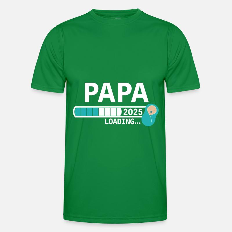 Daddy 2025 loading -For daddies-to-be 2025 Men's Functional T-Shirt