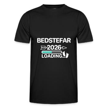 Opa 2026 danisch - Männer Funktions-T-Shirt - Schwarz - Vorne - AI Model Male 178 dark (178cm)