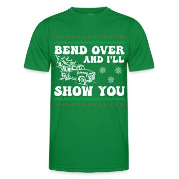 Where Do You Think You're Gonna Put A Tree That - Men's Functional T-Shirt - kelly green - Front - AI Model Male 178 dark (178cm)