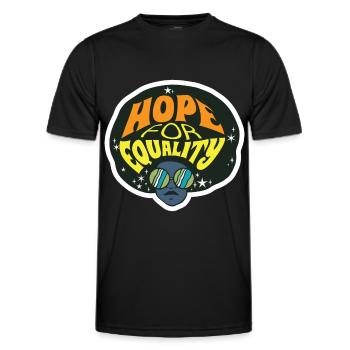 Schwarze Gleichheit Schwarzer Geschichtsmonat Mela - Männer Funktions-T-Shirt - Schwarz - Vorne - AI Model Male 178 dark (178cm)