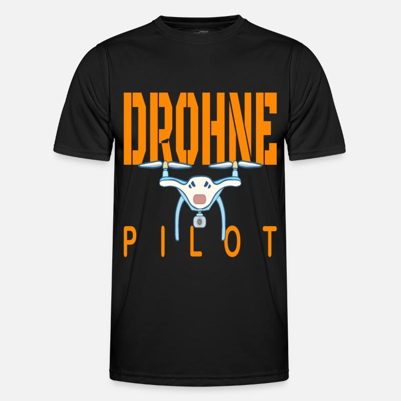 Gift idea drone pilots - Men's Functional T-Shirt - black