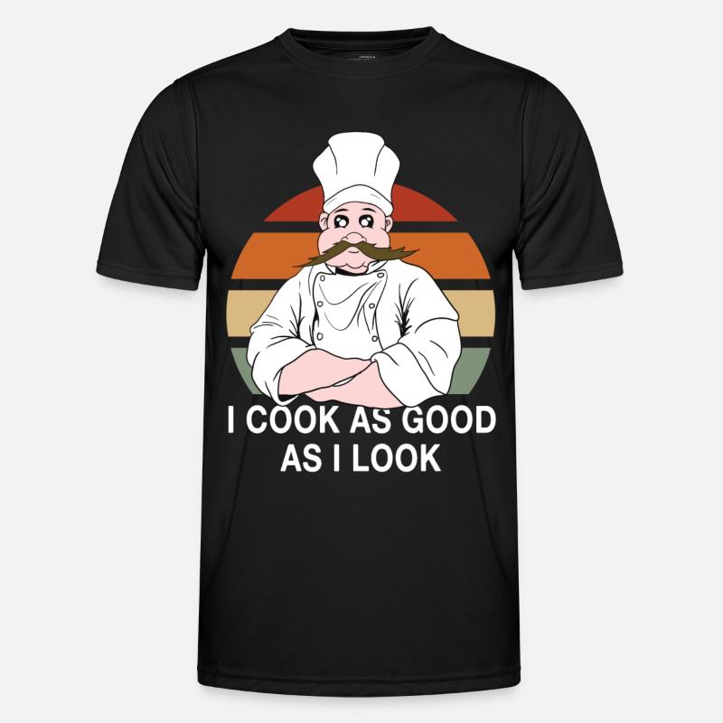 Chef Cooking Saying Chef - Men's Functional T-Shirt - black