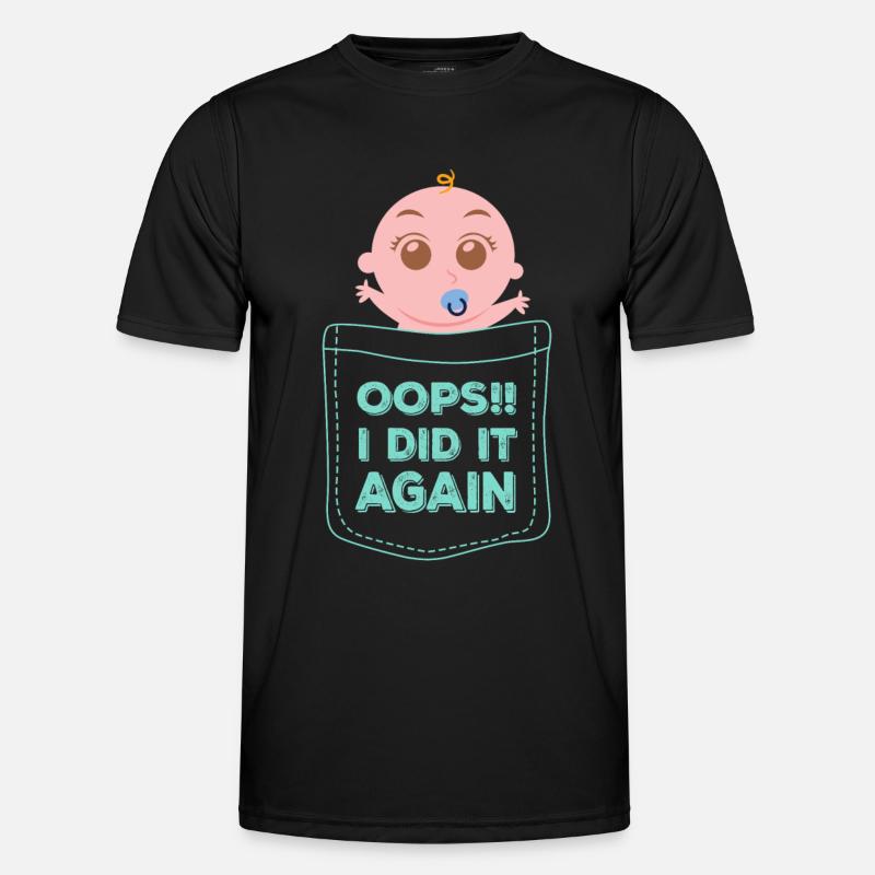 Schwangerschaft 2. Kind Muttertag Mutter Männer Funktions-T-Shirt