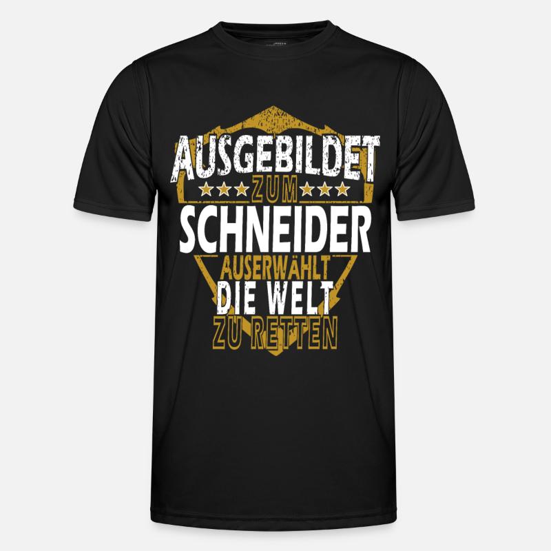 Schneider - Männer Funktions-T-Shirt - Schwarz