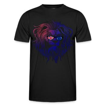 Australien - Männer Funktions-T-Shirt - Schwarz - Vorne - AI Model Male 178 dark (178cm)