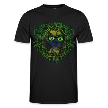 Brazil - Men's Functional T-Shirt - black - Front - AI Model Male 178 dark (178cm)