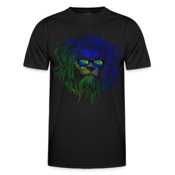 Weihnachtsinsel - Männer Funktions-T-Shirt - Schwarz - Vorne - AI Model Male 178 dark (178cm)