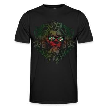 Dominique - T-shirt sport Homme - noir - Devant - AI Model Male 178 dark (178cm)