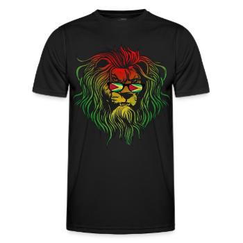 Guyana - Men's Functional T-Shirt - black - Front - AI Model Male 178 dark (178cm)