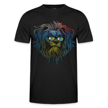St. Pierre und Miquelon - Männer Funktions-T-Shirt - Schwarz - Vorne - AI Model Male 178 dark (178cm)