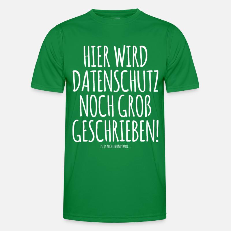 Hier wird Datenschutz noch groß geschrieben DSB Männer Funktions-T-Shirt