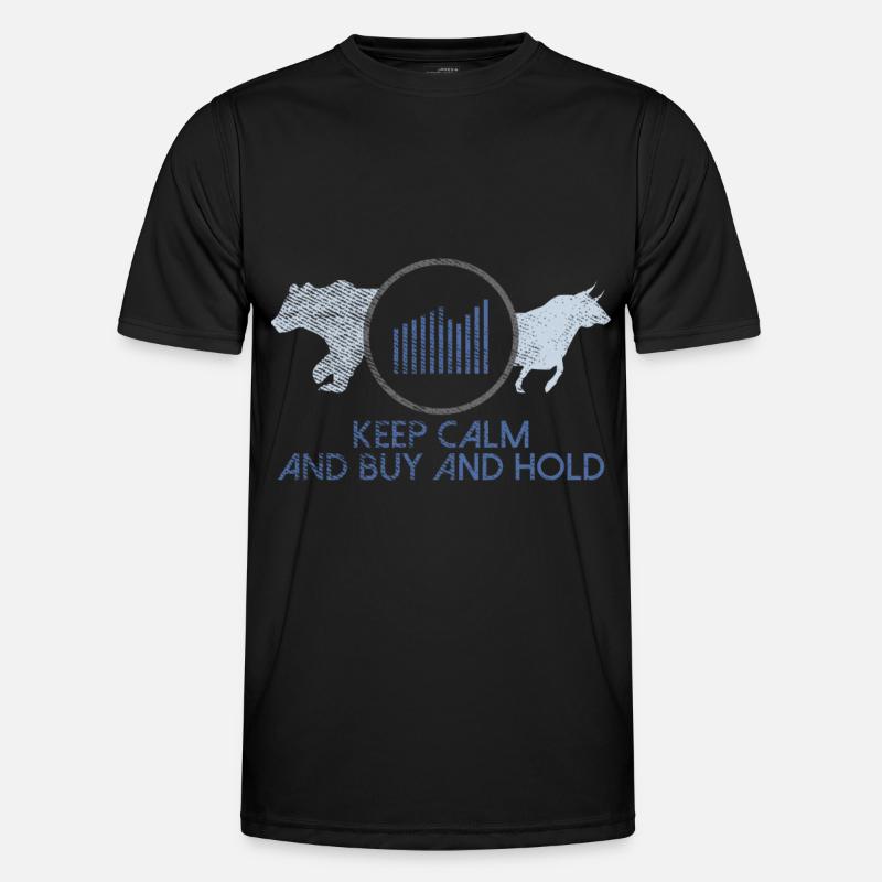 Buy And Hold Dividends Capitalist Gift Men's Functional T-Shirt