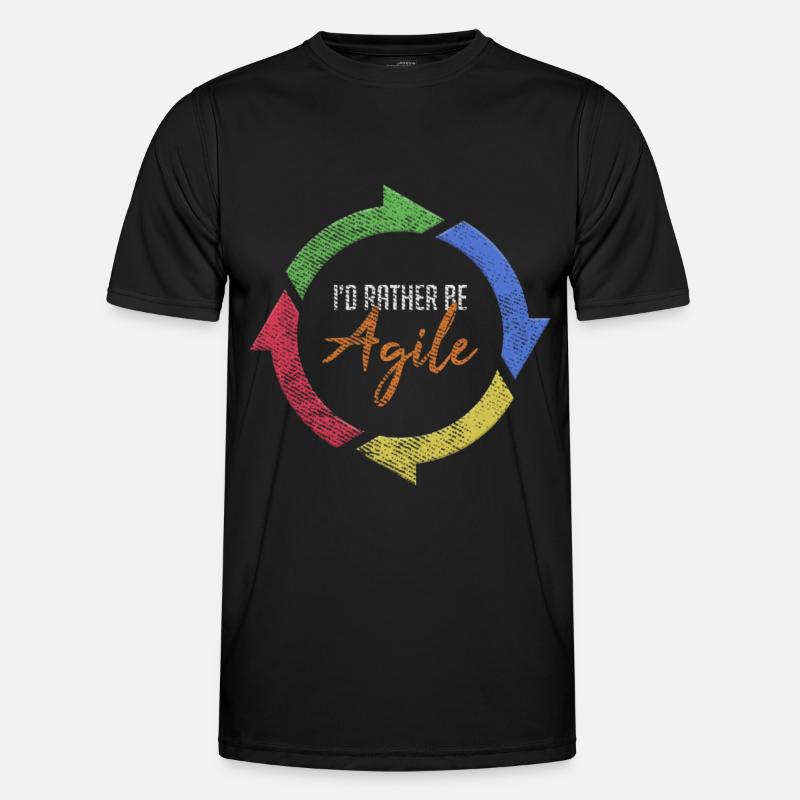 Logiciel Agile Scrum Master Devops Coding T-shirt sport Homme
