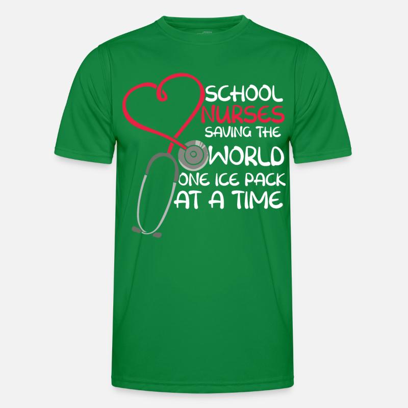 Geschenk der Schulkrankenschwester Männer Funktions-T-Shirt