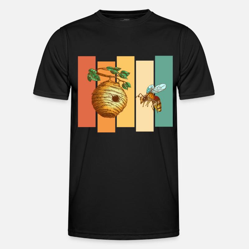 Ruche d’abeille T-shirt sport Homme