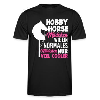 Hobby Horse Hobby Horsing Girls - T-shirt sport Homme - noir - Devant - AI Model Male 178 dark (178cm)