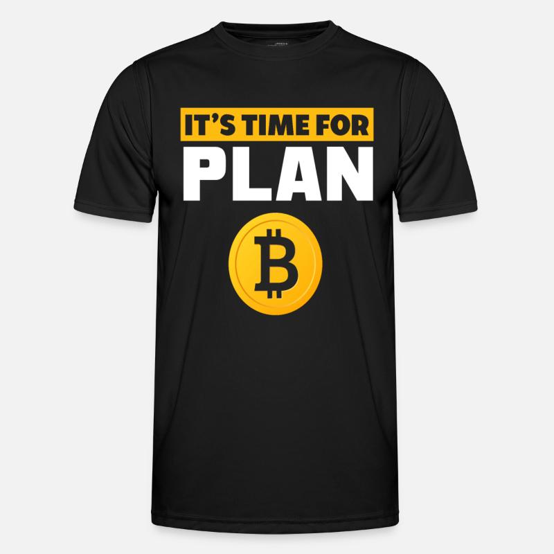 Bitcoin Männer Funktions-T-Shirt