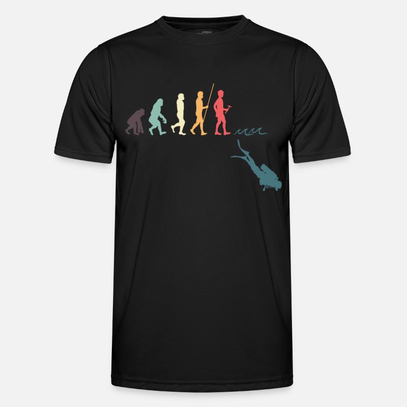 Diving Evolution - Men's Functional T-Shirt - black