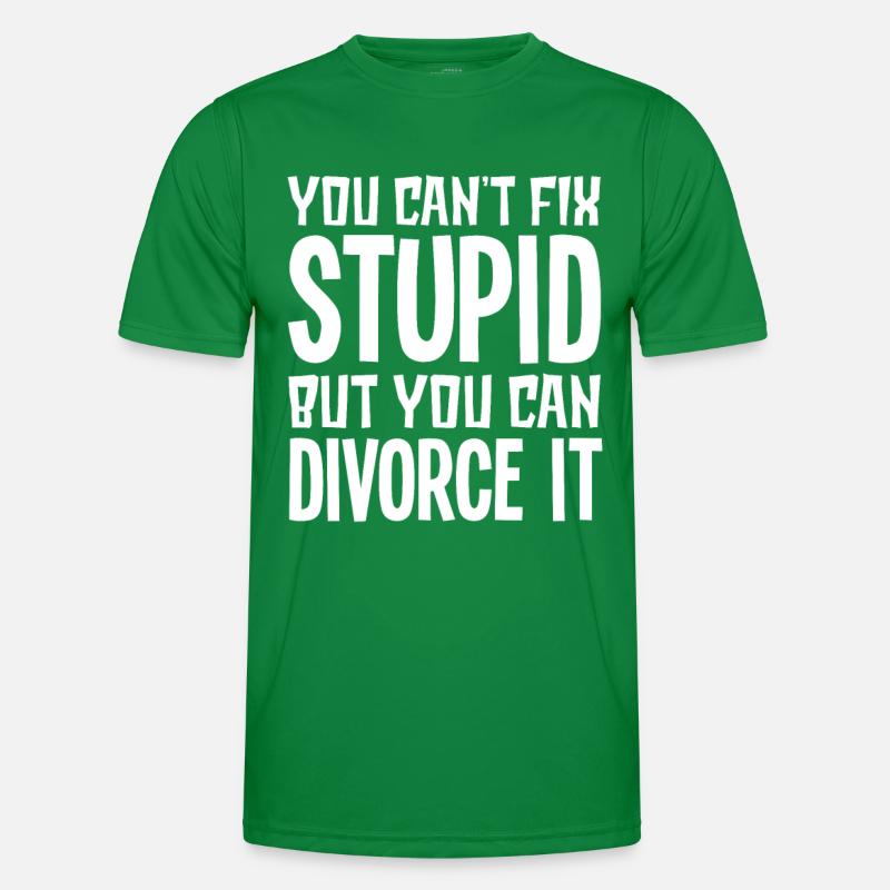 Scheidung Männer Funktions-T-Shirt
