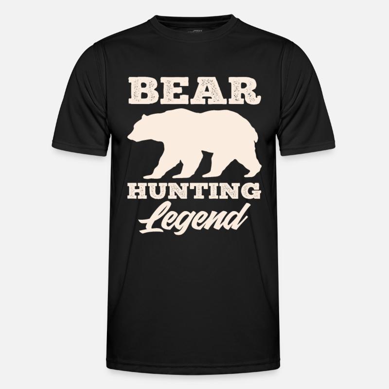 Bear Hunter Legend - Men's Functional T-Shirt - black
