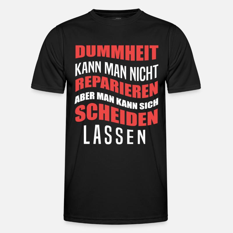Scheidung Männer Funktions-T-Shirt