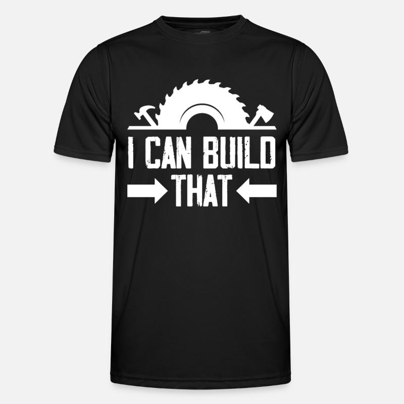 DIY craftsman carpenter gift - Men's Functional T-Shirt - black