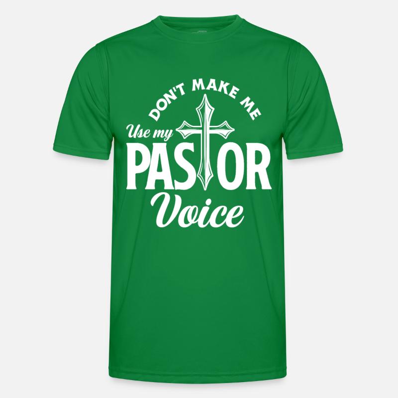 Pasteur Pasteur Voix Citation Cadeau T-shirt sport Homme