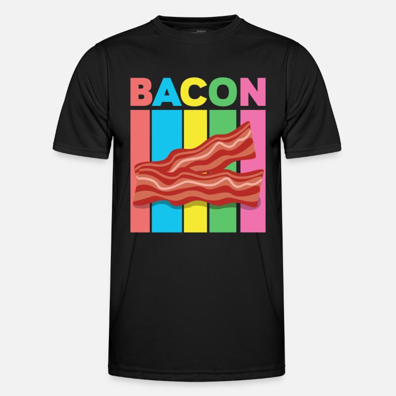 Retro Bacon Men's Functional T-Shirt