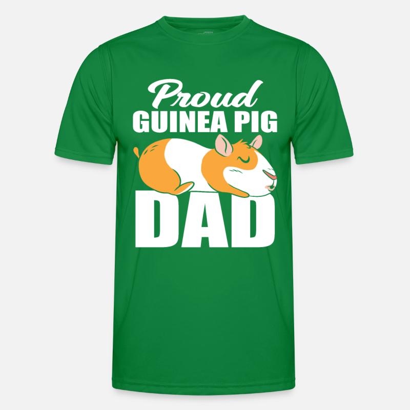 Fier papa cochon d’Inde T-shirt sport Homme