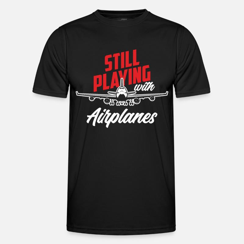 Pilot Pilot Profession Hobby - Men's Functional T-Shirt - black
