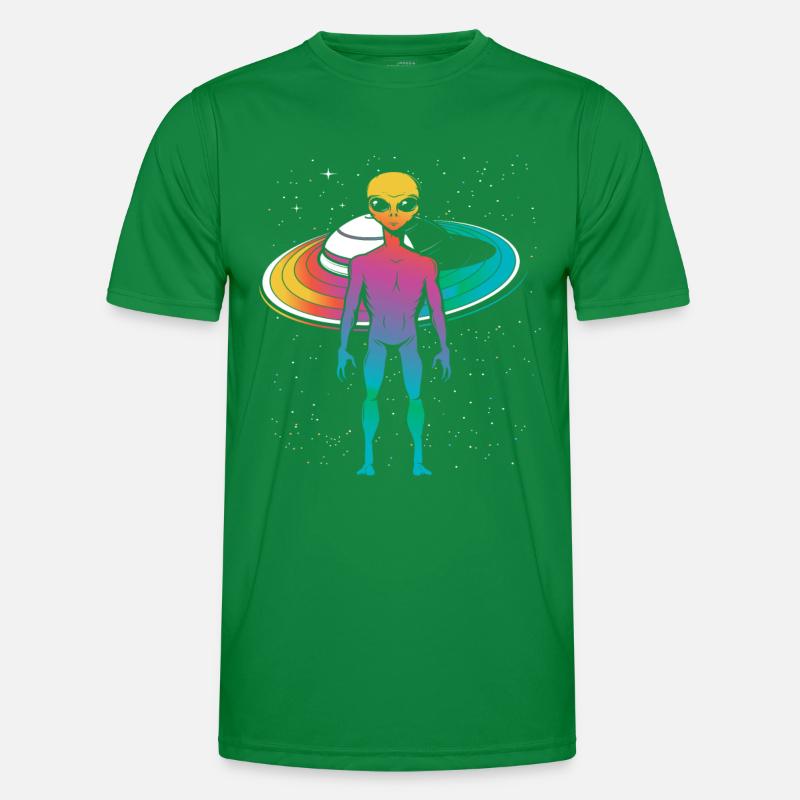 Alien Outer Space Gift Men's Functional T-Shirt