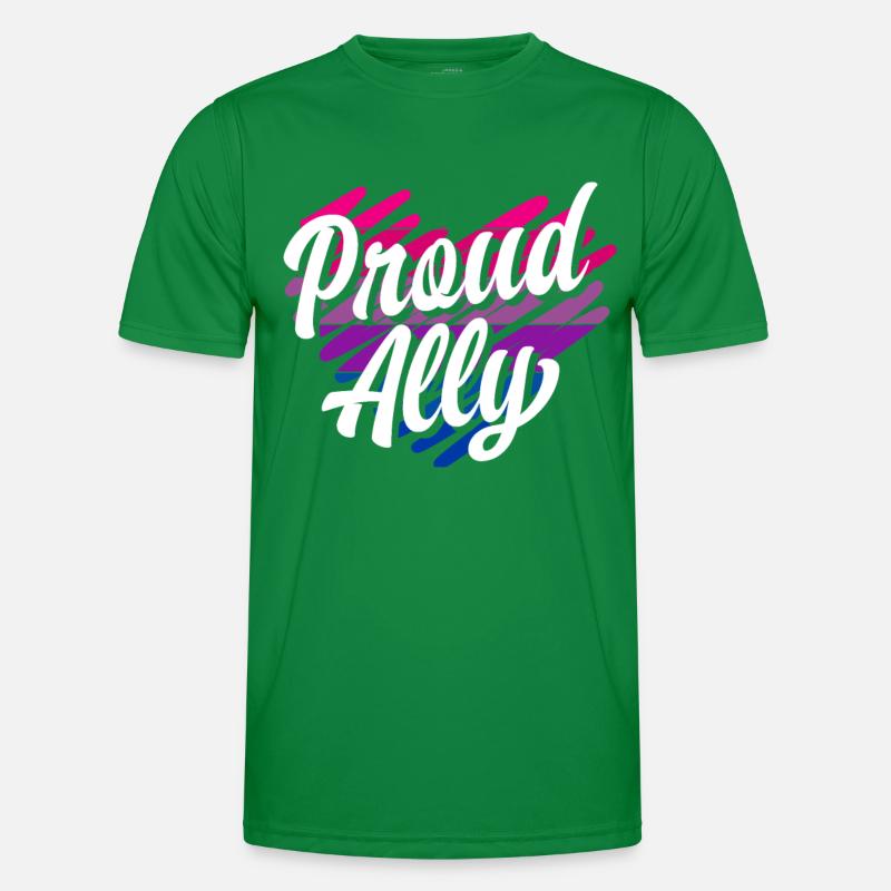 Bisexual Proud Rainbow Men's Functional T-Shirt