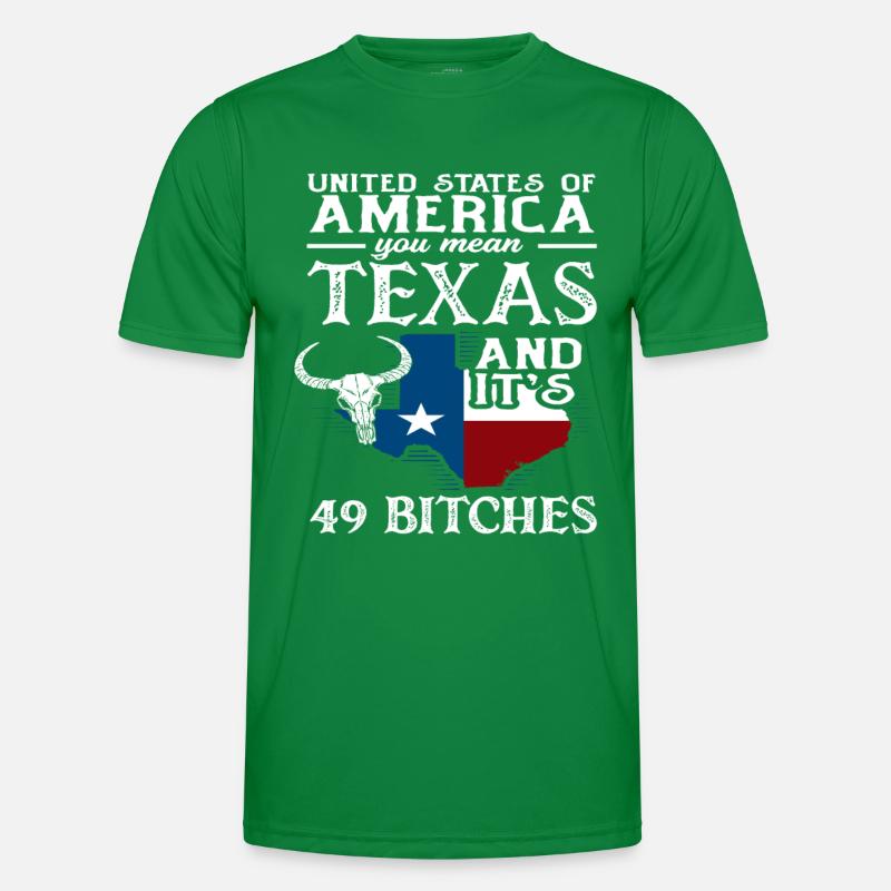 Texas Herkunft Männer Funktions-T-Shirt
