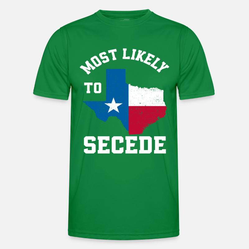 Texas Split Off Men's Functional T-Shirt