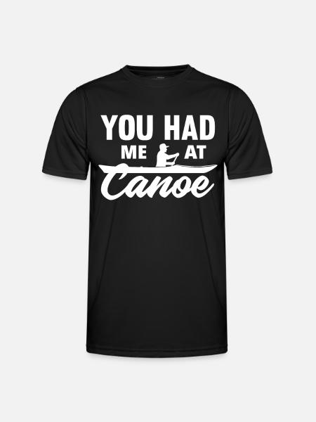 Canoë Canoë Canoë - T-shirt sport Homme - noir