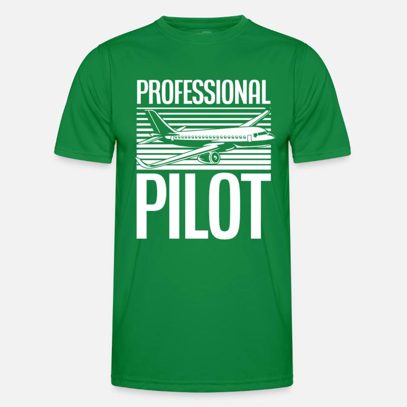 Berufspilot Männer Funktions-T-Shirt