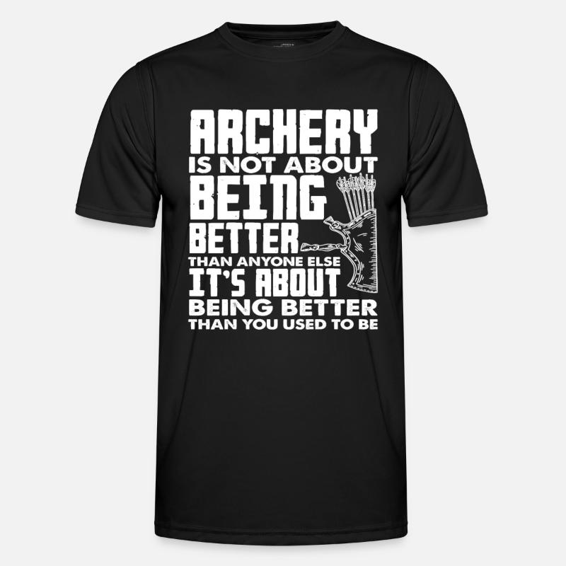 Archery Motivation Archery - Men's Functional T-Shirt - black