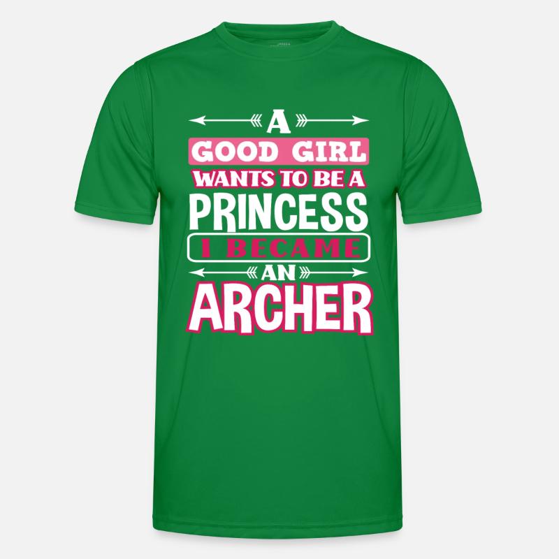 Liebe Bogen Bogenschießen Männer Funktions-T-Shirt