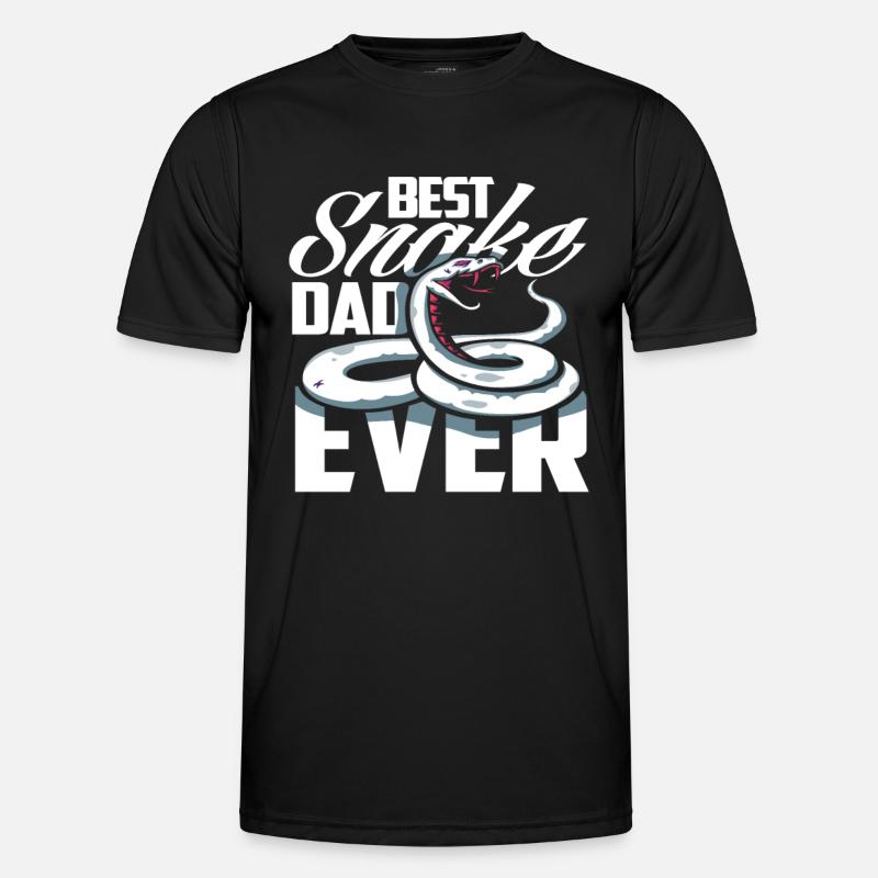 Best snake dad - Men's Functional T-Shirt - black