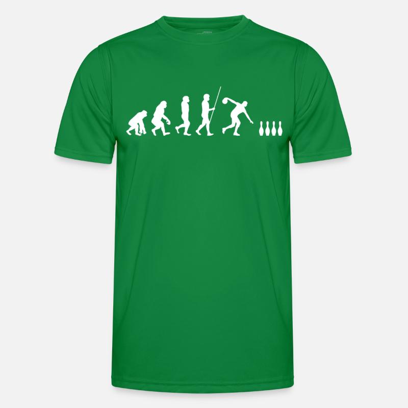 Human evolution to skittles Men's Functional T-Shirt