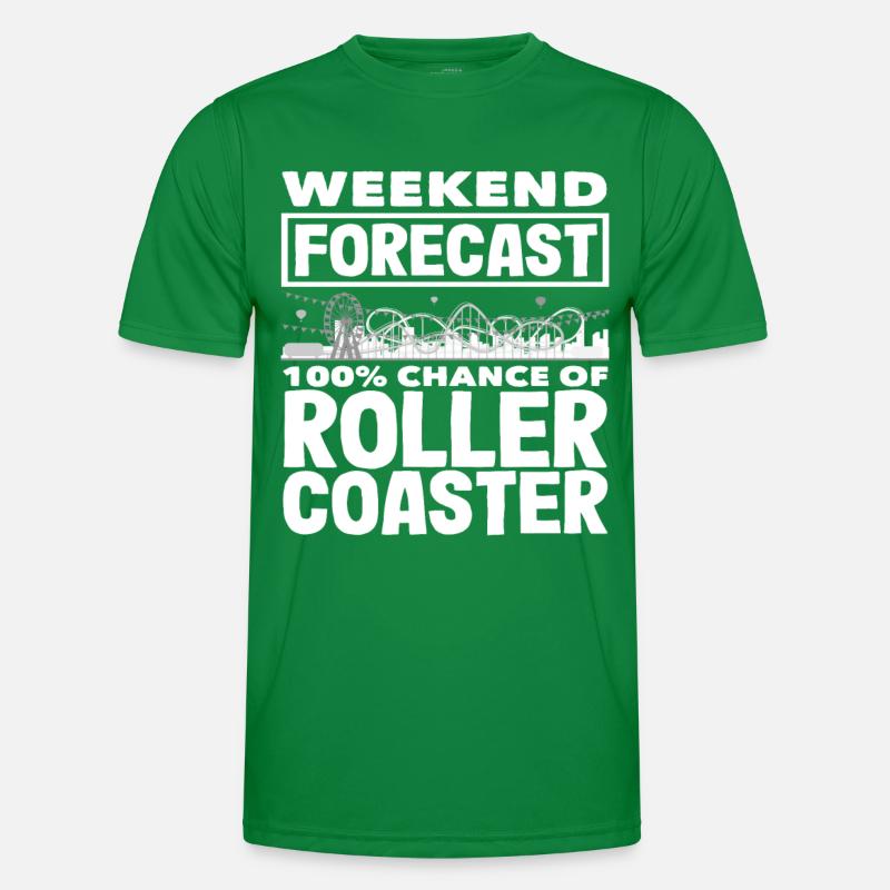 Roller Coaster Weekend Prediction Men's Functional T-Shirt
