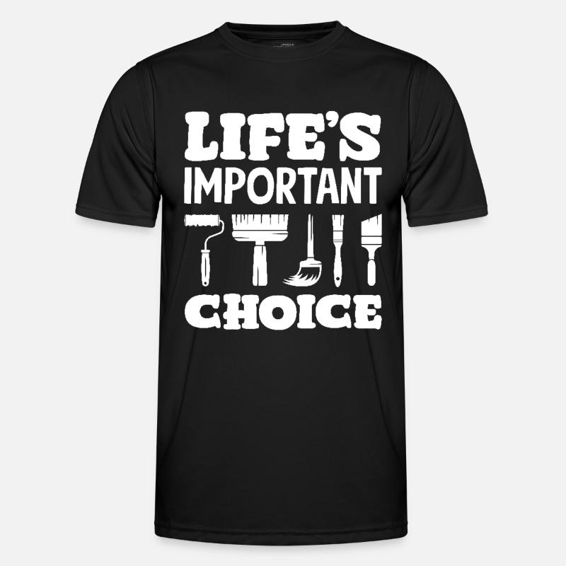 Vital Choice Painter Tools - Men's Functional T-Shirt - black