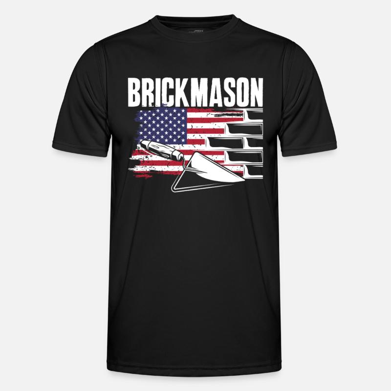 Bricklayer Bricklayer American Pride - Men's Functional T-Shirt - black