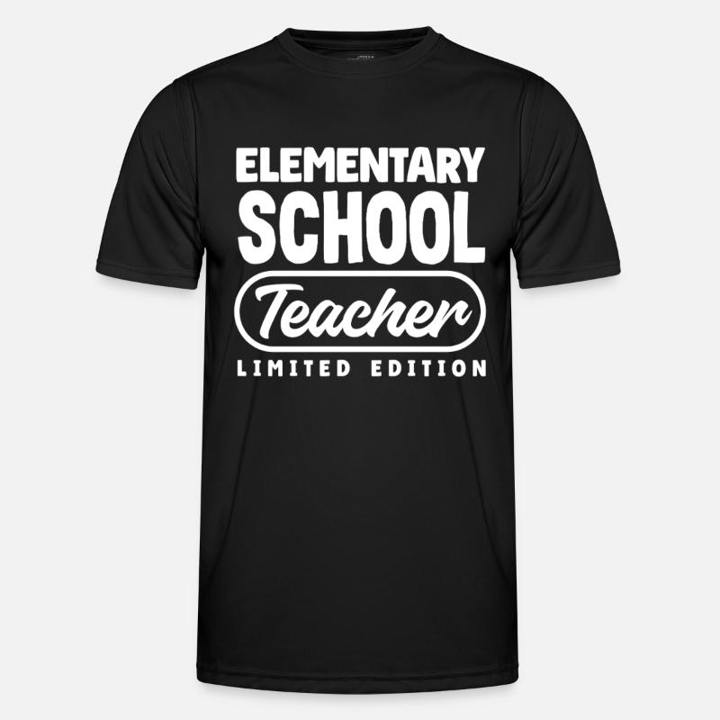 Elementary Teacher Limited Edition - Men's Functional T-Shirt - black